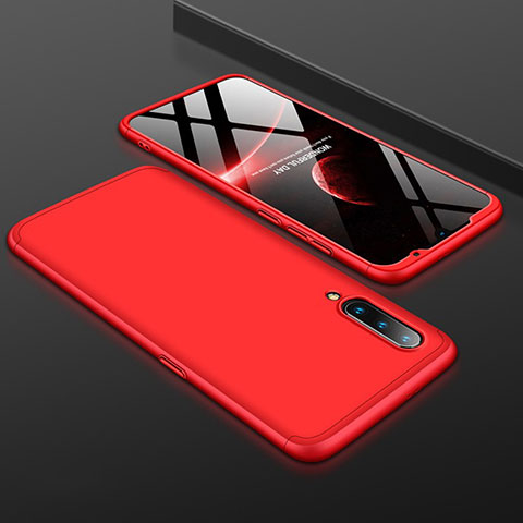 Custodia Plastica Rigida Cover Opaca Fronte e Retro 360 Gradi M01 per Xiaomi Mi 9 Pro Rosso
