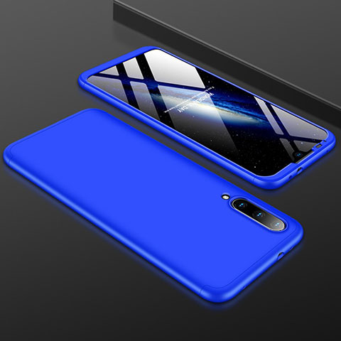 Custodia Plastica Rigida Cover Opaca Fronte e Retro 360 Gradi P01 per Xiaomi Mi A3 Blu