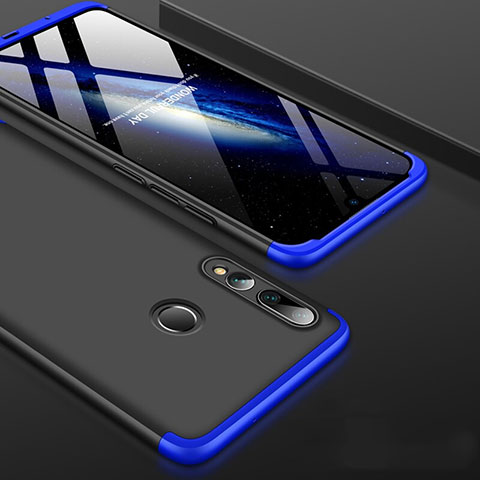 Custodia Plastica Rigida Cover Opaca Fronte e Retro 360 Gradi per Huawei Honor 20i Blu e Nero
