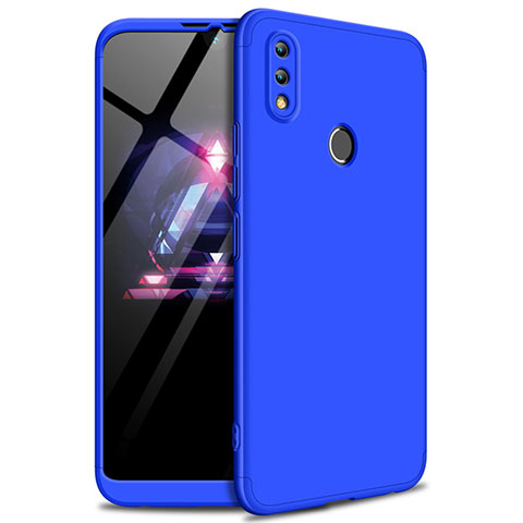 Custodia Plastica Rigida Cover Opaca Fronte e Retro 360 Gradi per Huawei Honor 8X Max Blu