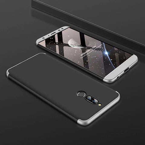 Custodia Plastica Rigida Cover Opaca Fronte e Retro 360 Gradi per Huawei Mate 10 Lite Argento