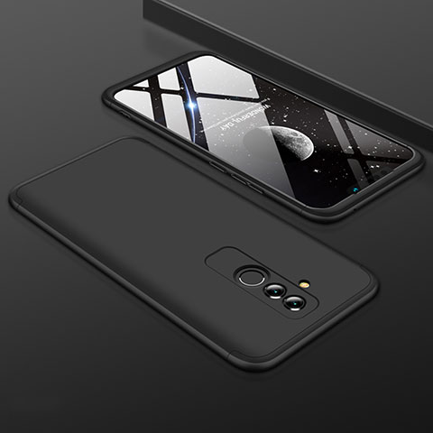 Custodia Plastica Rigida Cover Opaca Fronte e Retro 360 Gradi per Huawei Mate 20 Lite Nero