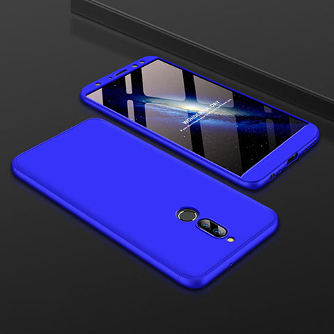 Custodia Plastica Rigida Cover Opaca Fronte e Retro 360 Gradi per Huawei Nova 2i Blu