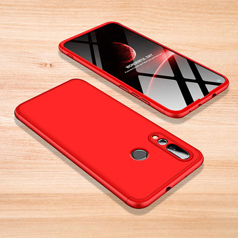 Custodia Plastica Rigida Cover Opaca Fronte e Retro 360 Gradi per Huawei Nova 4 Rosso