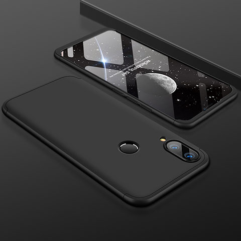 Custodia Plastica Rigida Cover Opaca Fronte e Retro 360 Gradi per Huawei P Smart+ Plus Nero