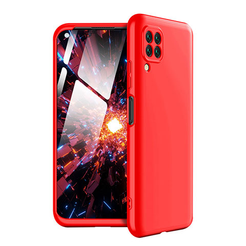 Custodia Plastica Rigida Cover Opaca Fronte e Retro 360 Gradi per Huawei P40 Lite Rosso