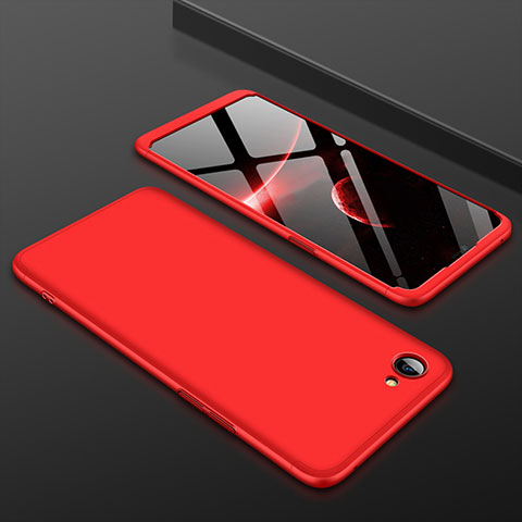 Custodia Plastica Rigida Cover Opaca Fronte e Retro 360 Gradi per Oppo A3 Rosso