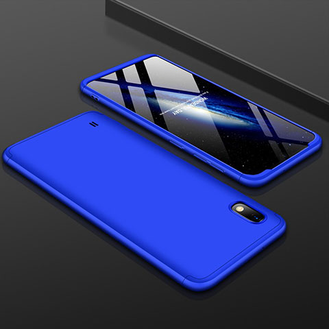 Custodia Plastica Rigida Cover Opaca Fronte e Retro 360 Gradi per Samsung Galaxy A10 Blu
