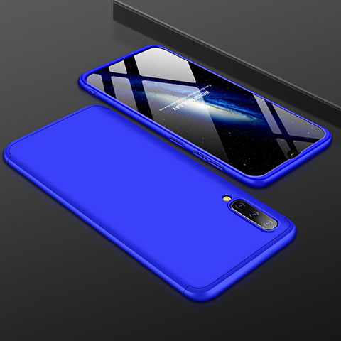 Custodia Plastica Rigida Cover Opaca Fronte e Retro 360 Gradi per Samsung Galaxy A50S Blu
