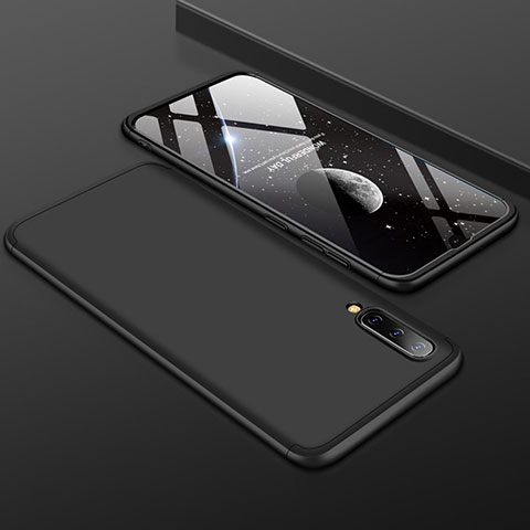 Custodia Plastica Rigida Cover Opaca Fronte e Retro 360 Gradi per Samsung Galaxy A50S Nero