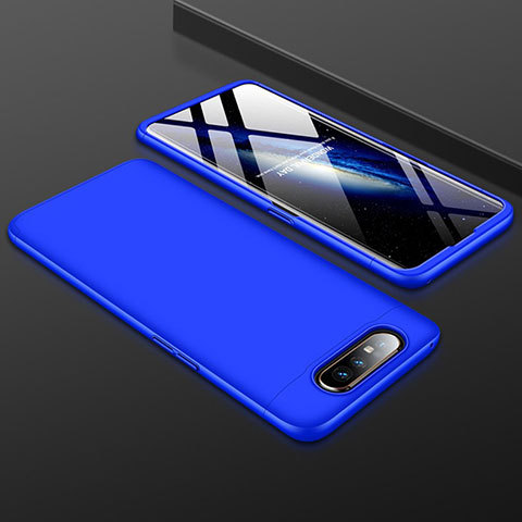 Custodia Plastica Rigida Cover Opaca Fronte e Retro 360 Gradi per Samsung Galaxy A90 4G Blu