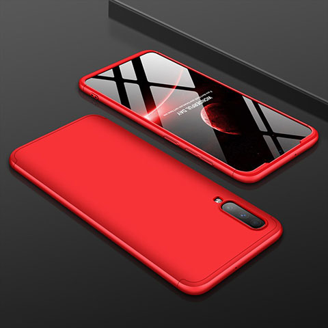 Custodia Plastica Rigida Cover Opaca Fronte e Retro 360 Gradi per Samsung Galaxy A90 5G Rosso