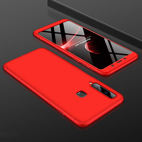 Custodia Plastica Rigida Cover Opaca Fronte e Retro 360 Gradi per Samsung Galaxy A9s Rosso
