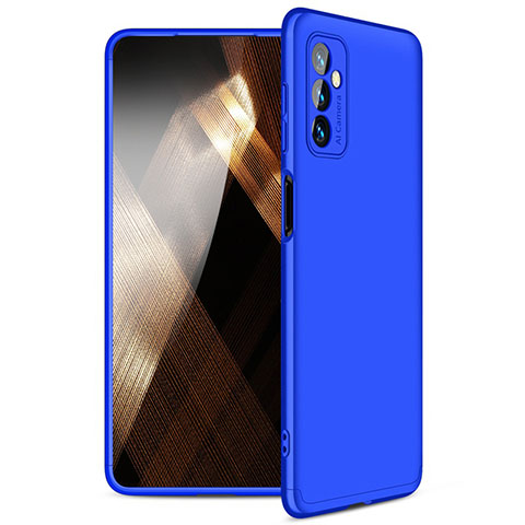 Custodia Plastica Rigida Cover Opaca Fronte e Retro 360 Gradi per Samsung Galaxy M52 5G Blu