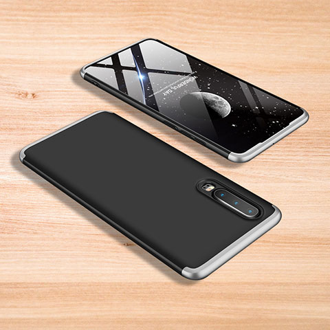 Custodia Plastica Rigida Cover Opaca Fronte e Retro 360 Gradi per Xiaomi Mi 9 Argento