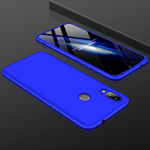 Custodia Plastica Rigida Cover Opaca Fronte e Retro 360 Gradi per Xiaomi Redmi 7 Blu