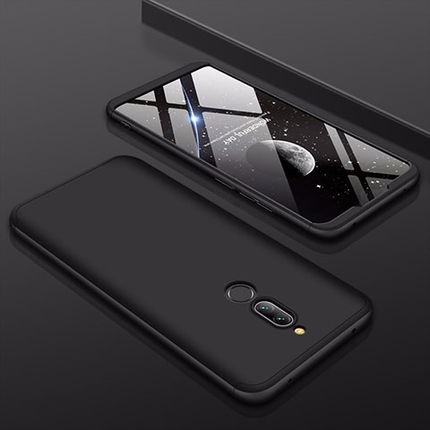 Custodia Plastica Rigida Cover Opaca Fronte e Retro 360 Gradi per Xiaomi Redmi 8 Nero