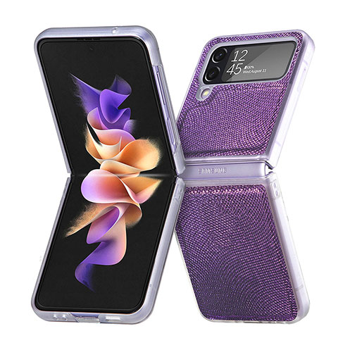 Custodia Plastica Rigida Cover Opaca L04 per Samsung Galaxy Z Flip4 5G Viola