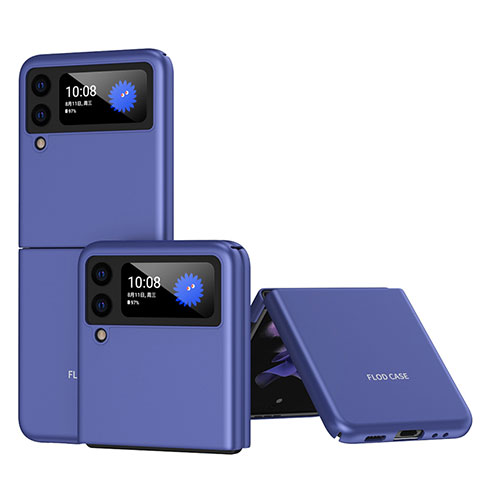 Custodia Plastica Rigida Cover Opaca L08 per Samsung Galaxy Z Flip3 5G Blu