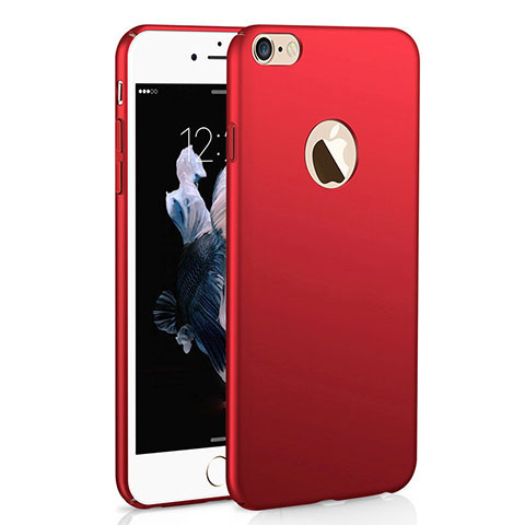 Custodia Plastica Rigida Cover Opaca M01 per Apple iPhone 6 Plus Rosso