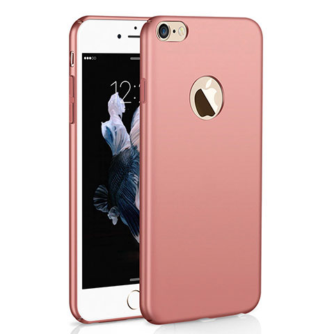 Custodia Plastica Rigida Cover Opaca M01 per Apple iPhone 6S Plus Oro Rosa