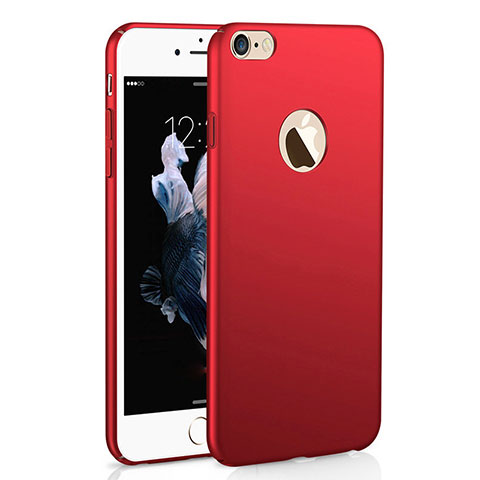 Custodia Plastica Rigida Cover Opaca M01 per Apple iPhone 6S Plus Rosso