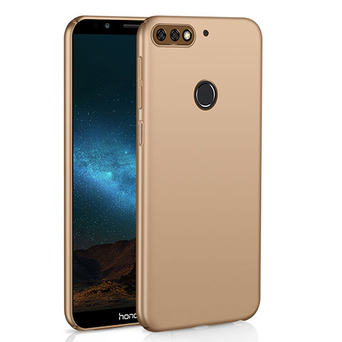 Custodia Plastica Rigida Cover Opaca M01 per Huawei Enjoy 8 Oro