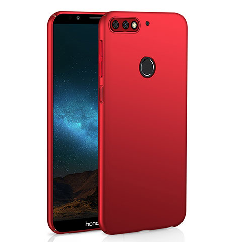 Custodia Plastica Rigida Cover Opaca M01 per Huawei Enjoy 8 Rosso