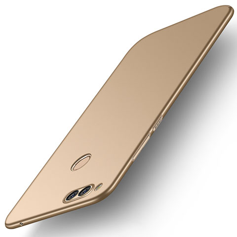 Custodia Plastica Rigida Cover Opaca M01 per Huawei Honor 7X Oro