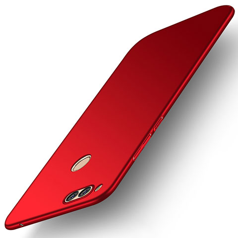 Custodia Plastica Rigida Cover Opaca M01 per Huawei Honor 7X Rosso