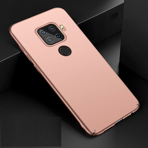 Custodia Plastica Rigida Cover Opaca M01 per Huawei Mate 30 Lite Oro Rosa