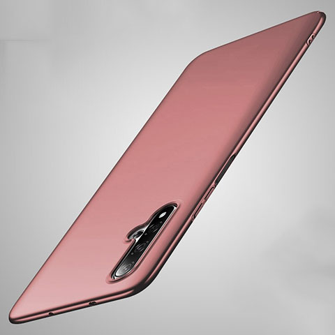 Custodia Plastica Rigida Cover Opaca M01 per Huawei Nova 5 Oro Rosa