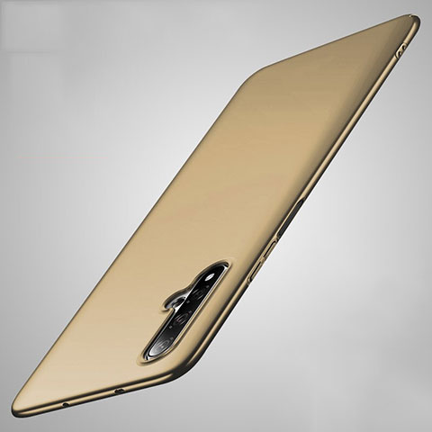 Custodia Plastica Rigida Cover Opaca M01 per Huawei Nova 5 Pro Oro