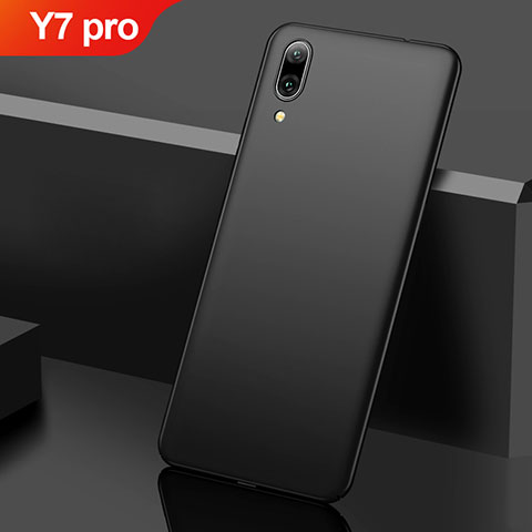 Custodia Plastica Rigida Cover Opaca M01 per Huawei Y7 Pro (2019) Nero