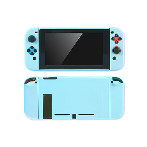 Custodia Plastica Rigida Cover Opaca M01 per Nintendo Switch Cielo Blu