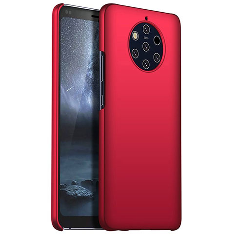 Custodia Plastica Rigida Cover Opaca M01 per Nokia 9 PureView Rosso