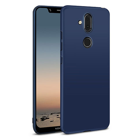 Custodia Plastica Rigida Cover Opaca M01 per Nokia X7 Blu