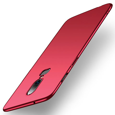 Custodia Plastica Rigida Cover Opaca M01 per OnePlus 6 Rosso