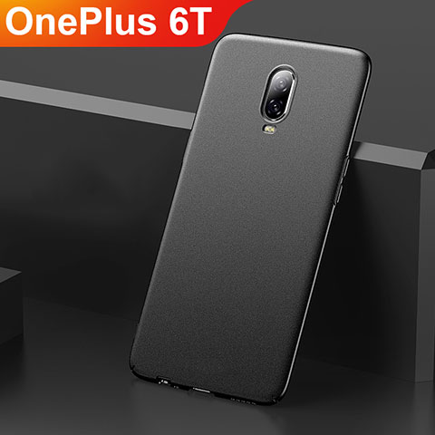 Custodia Plastica Rigida Cover Opaca M01 per OnePlus 6T Nero