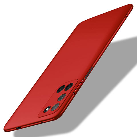 Custodia Plastica Rigida Cover Opaca M01 per Oppo A52 Rosso