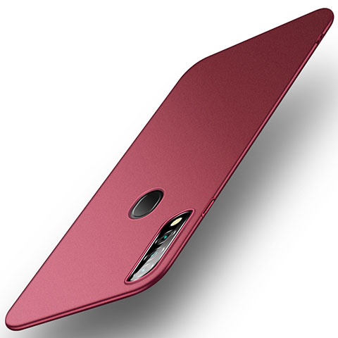 Custodia Plastica Rigida Cover Opaca M01 per Oppo A8 Rosso