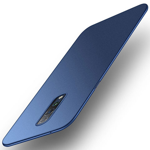 Custodia Plastica Rigida Cover Opaca M01 per Oppo Reno Z Blu