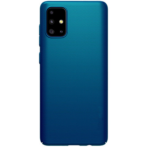 Custodia Plastica Rigida Cover Opaca M01 per Samsung Galaxy A51 5G Blu