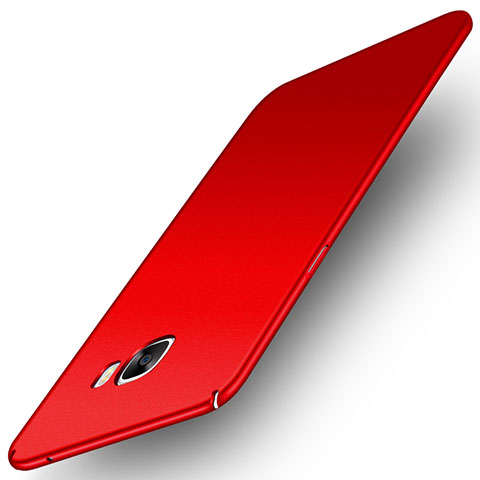 Custodia Plastica Rigida Cover Opaca M01 per Samsung Galaxy C7 Pro C7010 Rosso