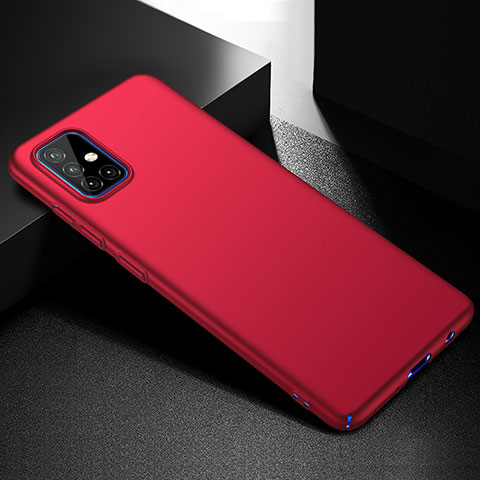 Custodia Plastica Rigida Cover Opaca M01 per Samsung Galaxy M40S Rosso