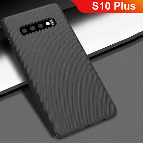 Custodia Plastica Rigida Cover Opaca M01 per Samsung Galaxy S10 Plus Nero