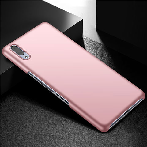 Custodia Plastica Rigida Cover Opaca M01 per Sony Xperia L3 Oro Rosa