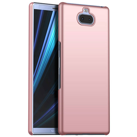 Custodia Plastica Rigida Cover Opaca M01 per Sony Xperia XA3 Ultra Oro Rosa