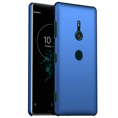 Custodia Plastica Rigida Cover Opaca M01 per Sony Xperia XZ3 Blu