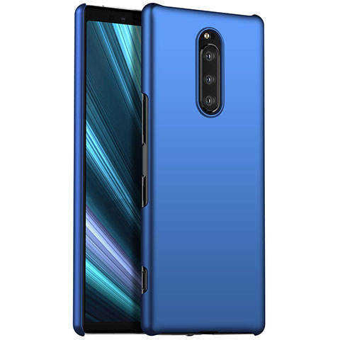 Custodia Plastica Rigida Cover Opaca M01 per Sony Xperia XZ4 Blu